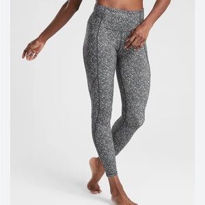 Athleta Salutation Stash Pocket Pebble Beach Tight IN POWERVITA